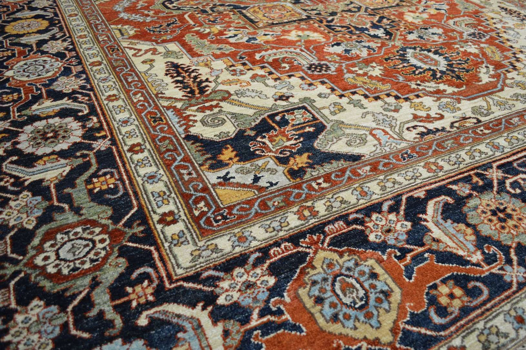 8' 0" x 9' 8" Pakistan Serapi Rug image 7