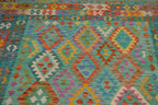 6' 6" x 9' 5" India Kilim Rug image 9