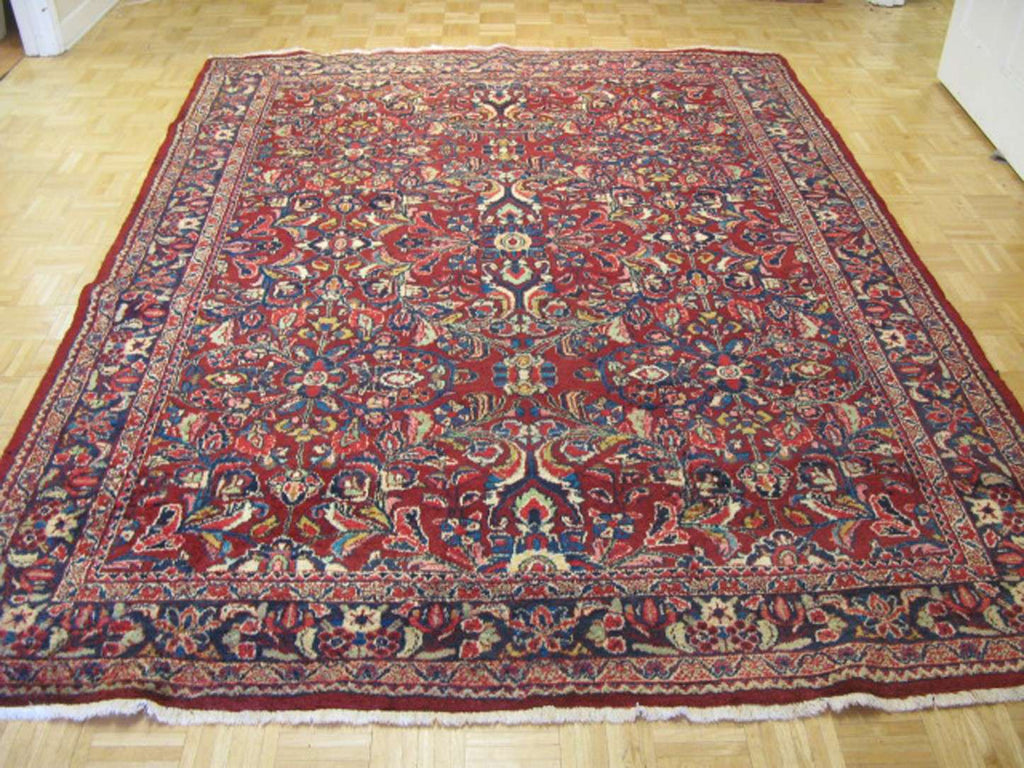 7' 5" x 10' 0" Persian Sarouk Rug image 1
