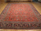 8' 9" x 12' 7" Persian Sarouk Rug image 1