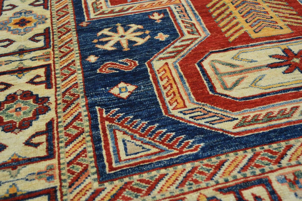 4' 0" x 6' 3" Pakistan Kazak Rug image 7