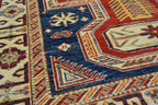 4' 0" x 6' 3" Pakistan Kazak Rug image 7