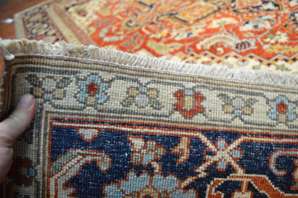8' 0" x 9' 8" Pakistan Serapi Rug image 12