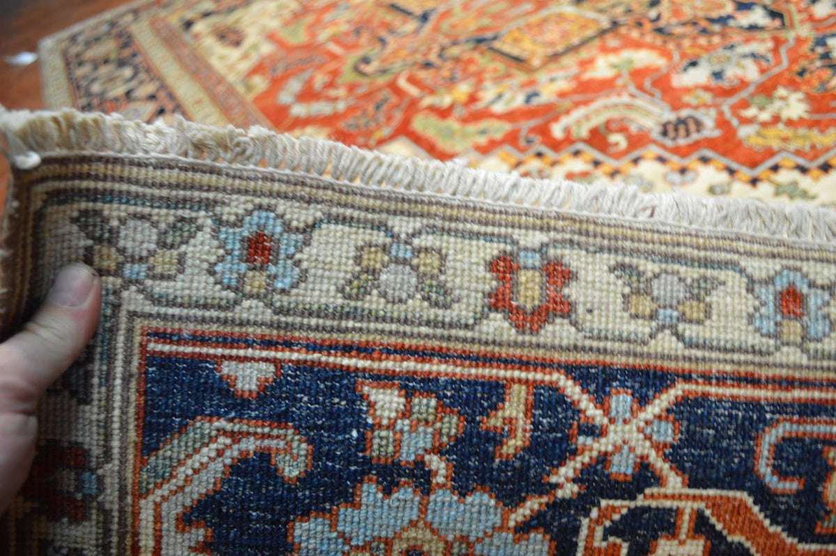 8' 0" x 9' 8" Pakistan Serapi Rug image 12