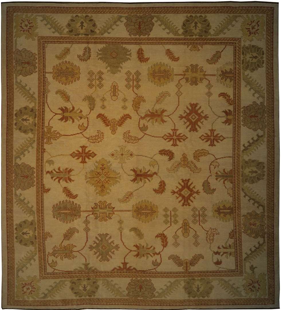 10' 2" x 11' 3" Turkish Oushak Rug image 0