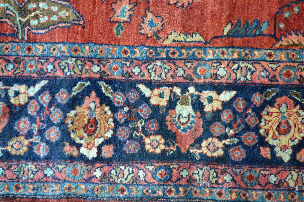 8' 8" x 12' 0" Persian Sarouk Rug image 3