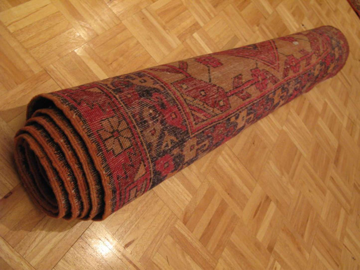 4' 8" x 10' 4" Vintage Mehraban Runner image 11