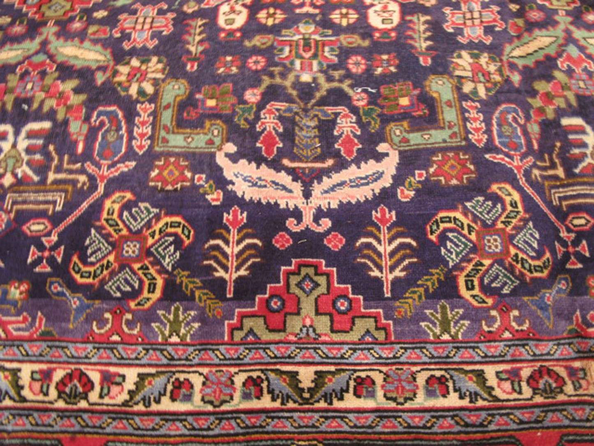 7' 1" x 11' 4" Persian Tabriz Rug image 3