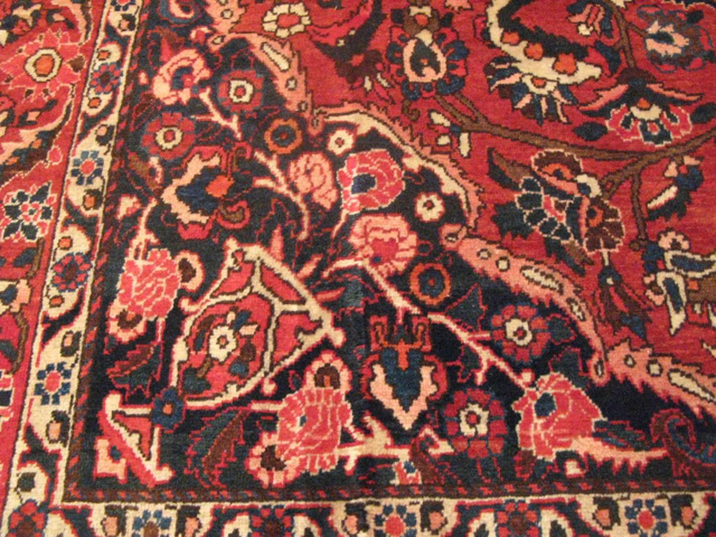 7' 0" x 10' 3" Vintage Bakhtiari Rug image 9
