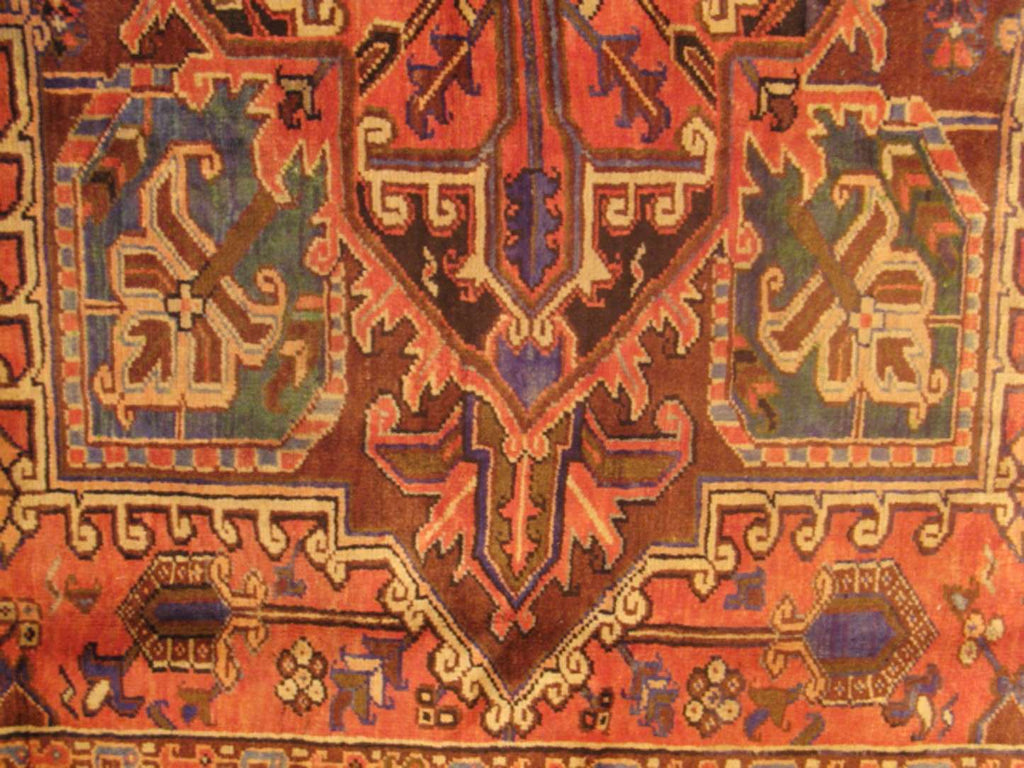 8' 3" x 10' 9" Persian Heriz Rug image 6