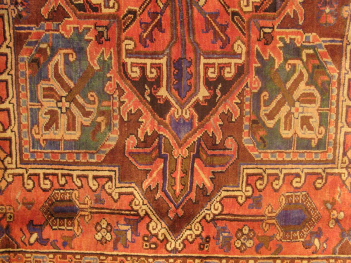 8' 3" x 10' 9" Persian Heriz Rug image 6