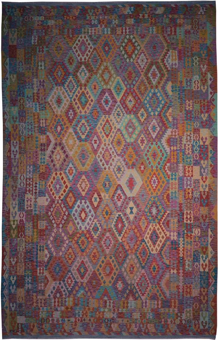 10' 3" x 16' 3" India Kilim Rug image 0