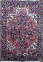 6' 6" x 9' 3" Persian Heriz Rug image 0