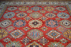 10' 0" x 14' 0" Pakistan Kazak Rug image 9