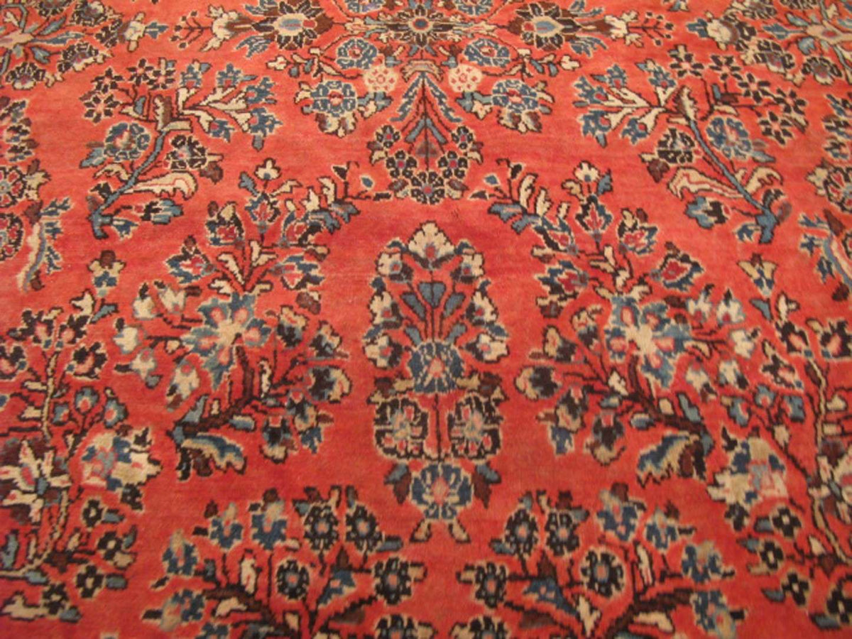 8' 9" x 12' 7" Persian Sarouk Rug image 7