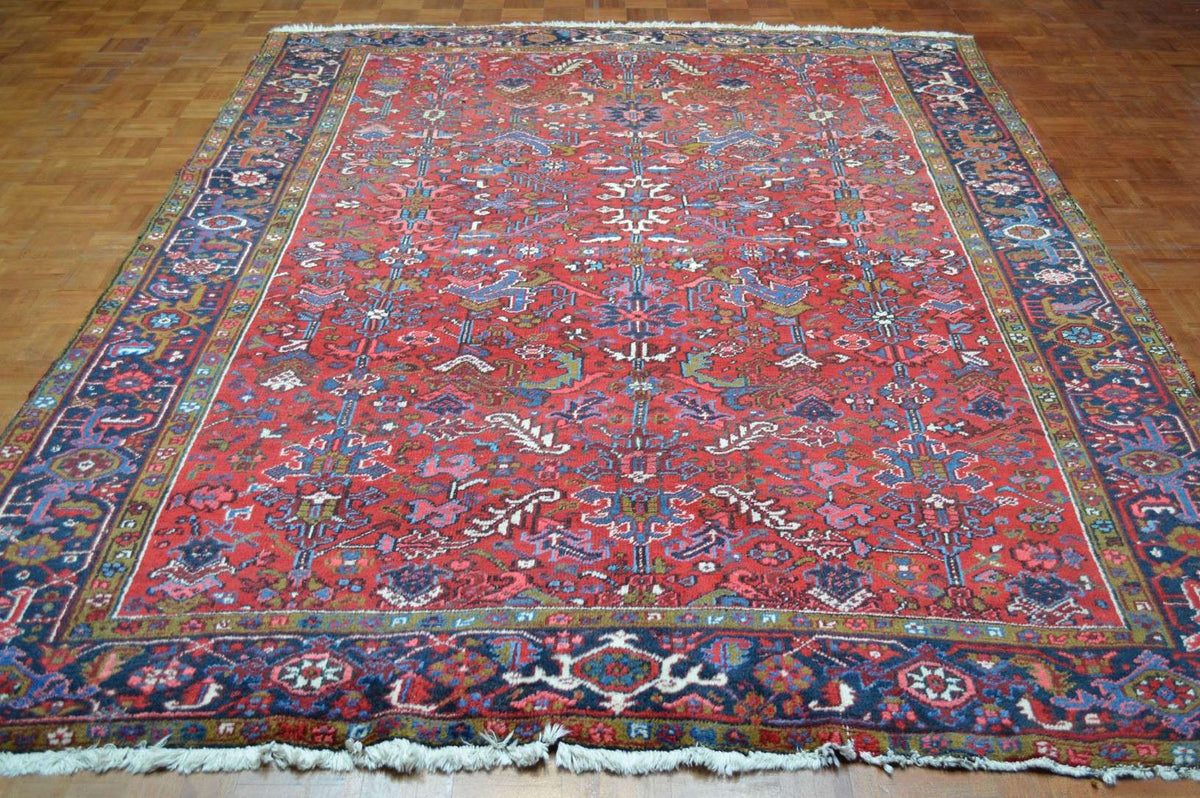 8' 0" x 10' 8" Persian Heriz Rug image 1