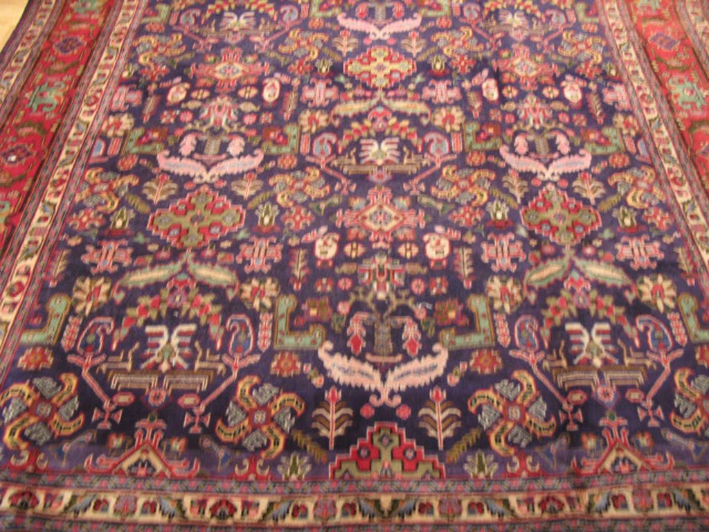 7' 1" x 11' 4" Persian Tabriz Rug image 8