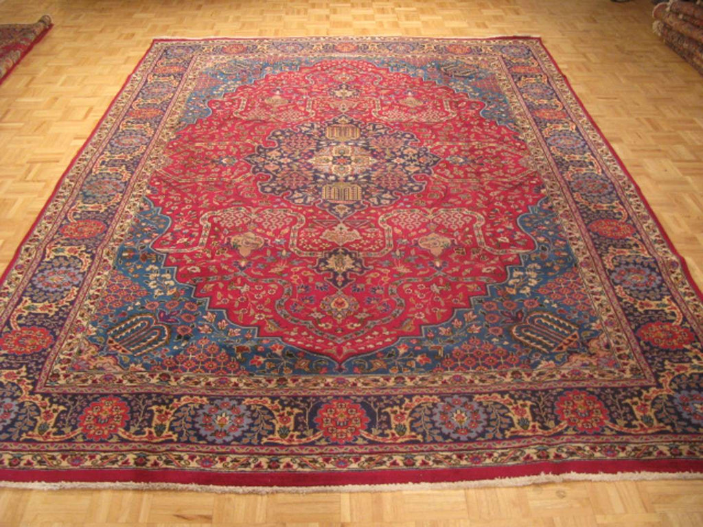8' 0" x 11' 2" Persian Tabriz Rug image 1