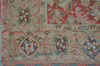 7' 7" x 11' 0" Persian Serapi Rug image 9