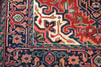 4' 1" x 6' 0" India Heriz Rug image 8