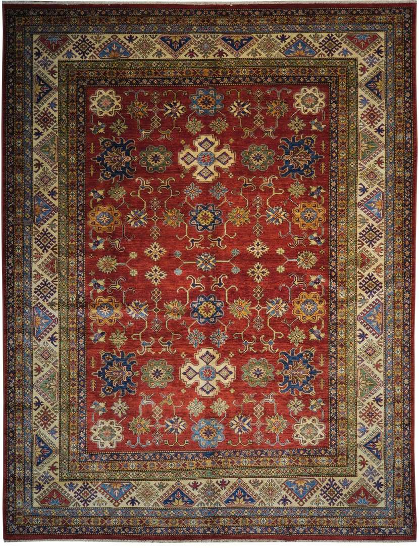 8' 10" x 11' 6" Pakistan Kazak Rug image 0
