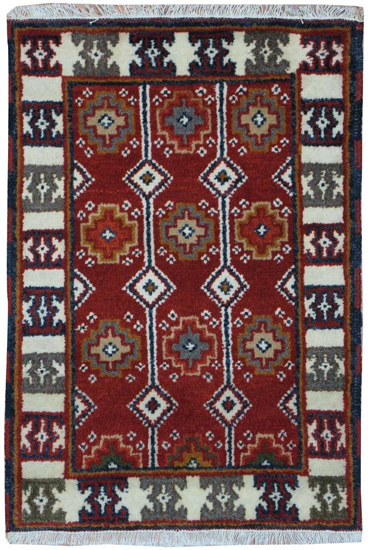 2' 0" x 3' 0" India Kazak Rug image 0