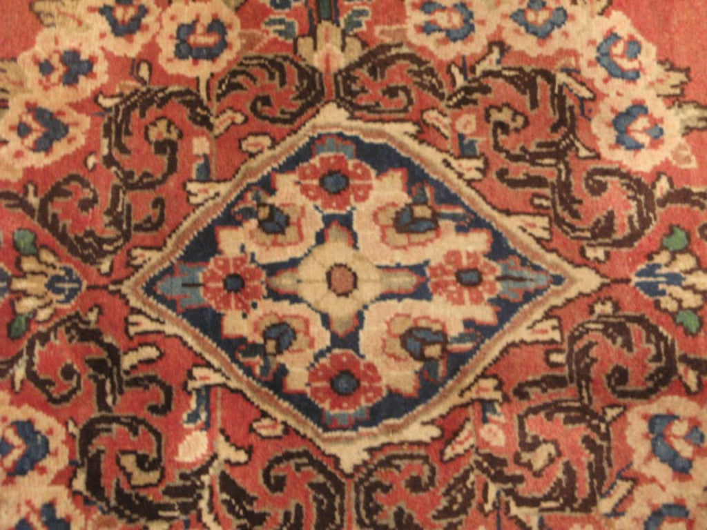 6' 1" x 10' 8" Persian Sarouk Rug image 9