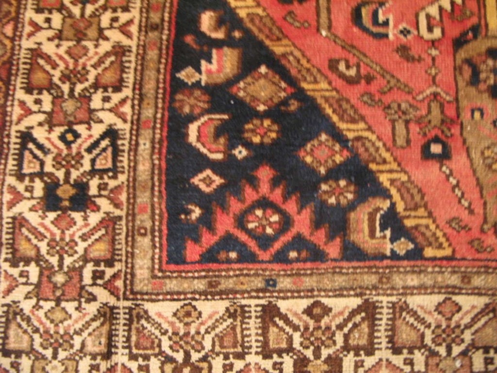4' 3" x 6' 1" Vintage Zanjan Rug image 6