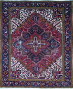 7' 9" x 10' 0" Persian Heriz Rug image 0