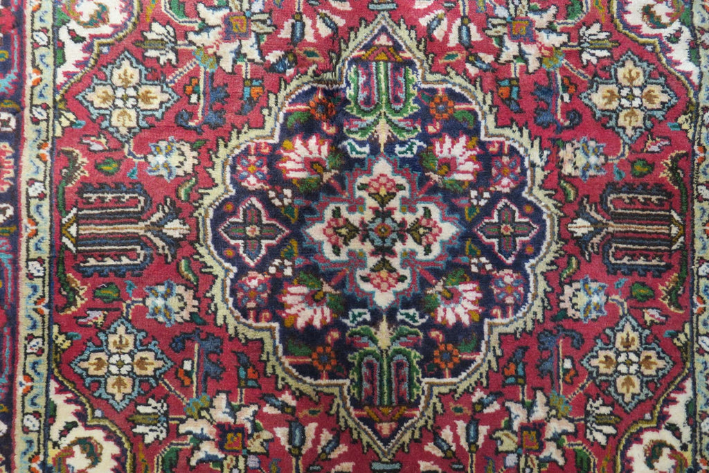 3' 4" x 4' 9" Persian Tabriz Rug image 11