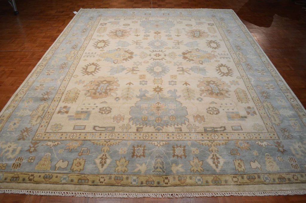 9' 2" x 12' 1" India Oushak Rug image 1