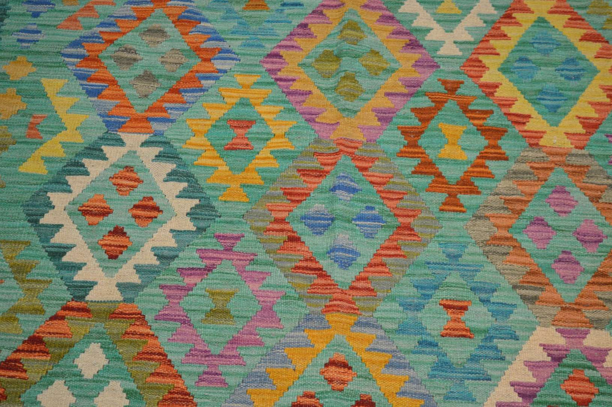 6' 6" x 9' 5" India Kilim Rug image 6