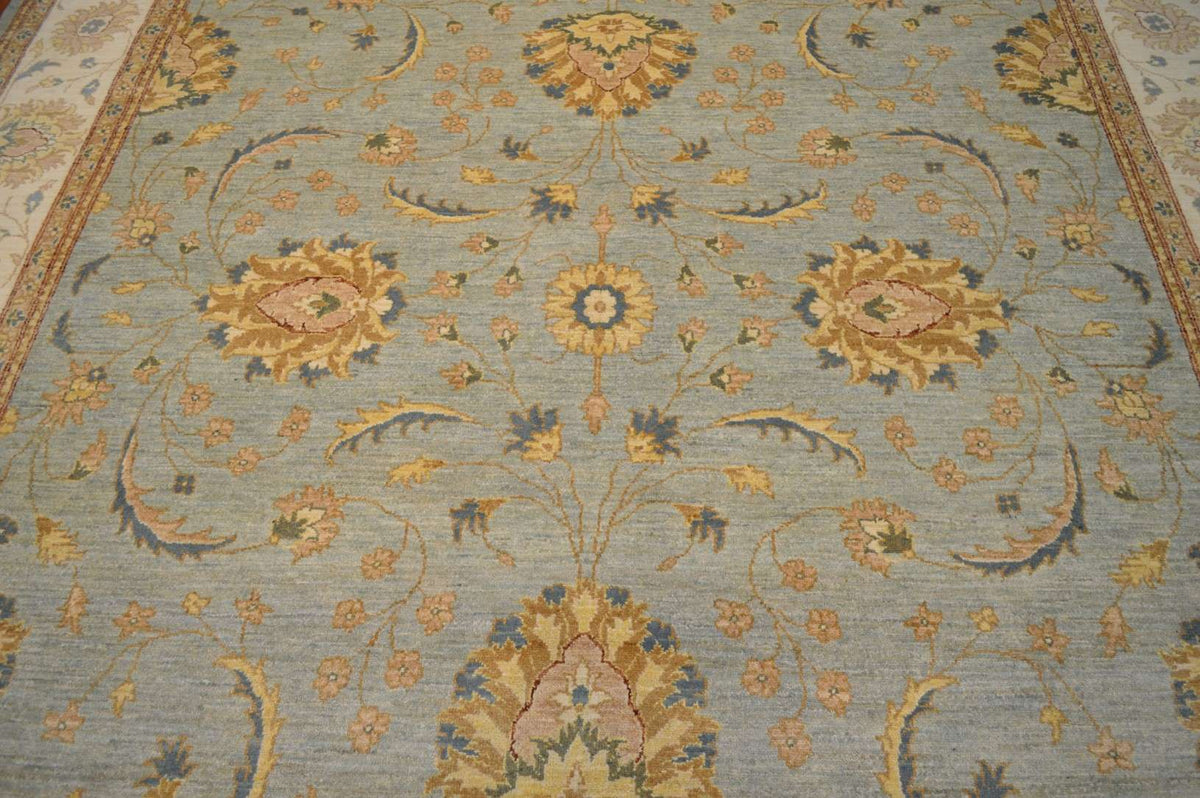 9' 2" x 12' 6" Pakistan Oushak Rug image 4