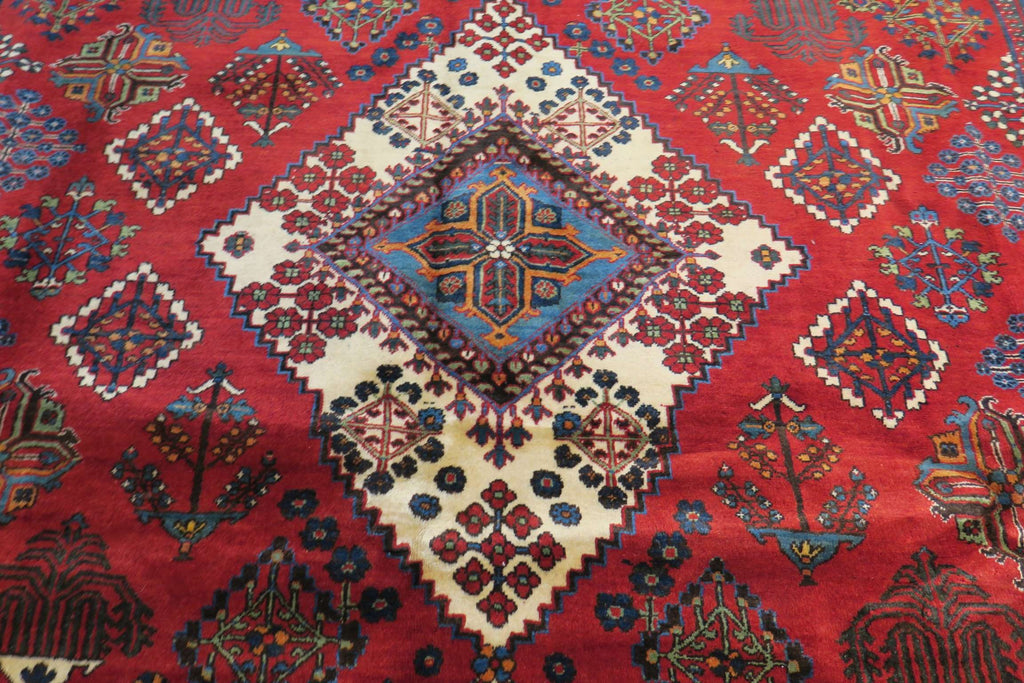 6' 10" x 10' 7" Persian Joshaghan Rug image 9
