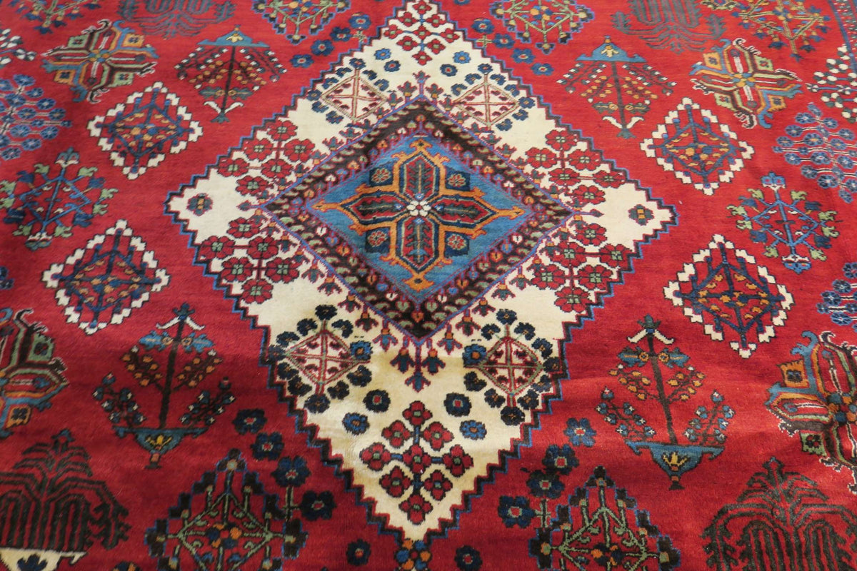 6' 10" x 10' 7" Persian Joshaghan Rug image 9