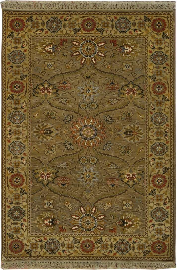 2' 6" x 3' 8" India Agra Rug image 0