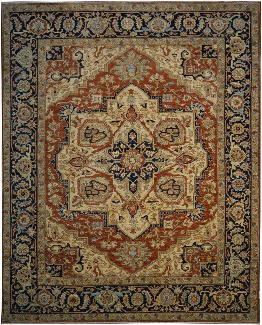 8' 0" x 9' 8" Pakistan Serapi Rug image 0