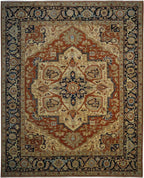 8' 0" x 9' 8" Pakistan Serapi Rug image 0