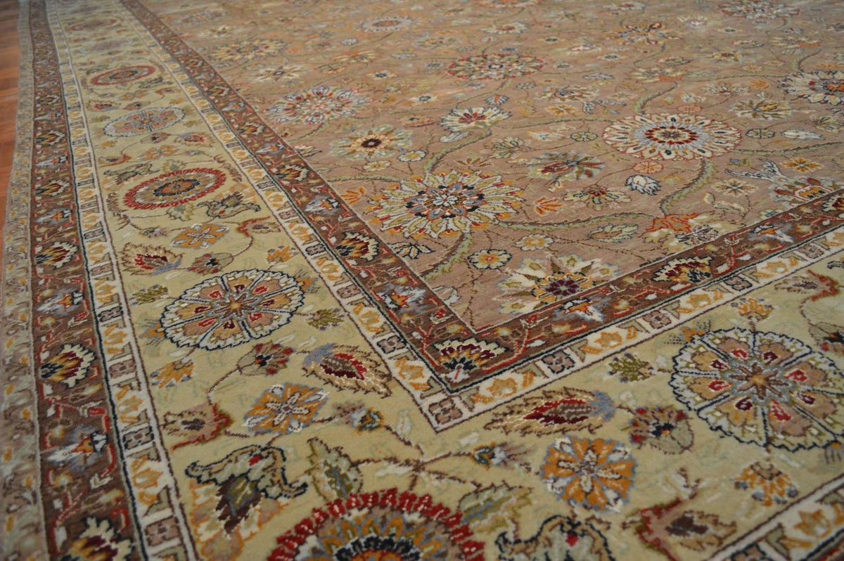 9' 0" x 11' 9" India Agra Rug image 1