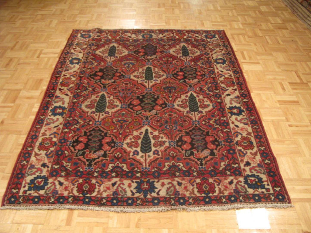 4' 1" x 6' 5" Persian Bakhtiari Rug image 1
