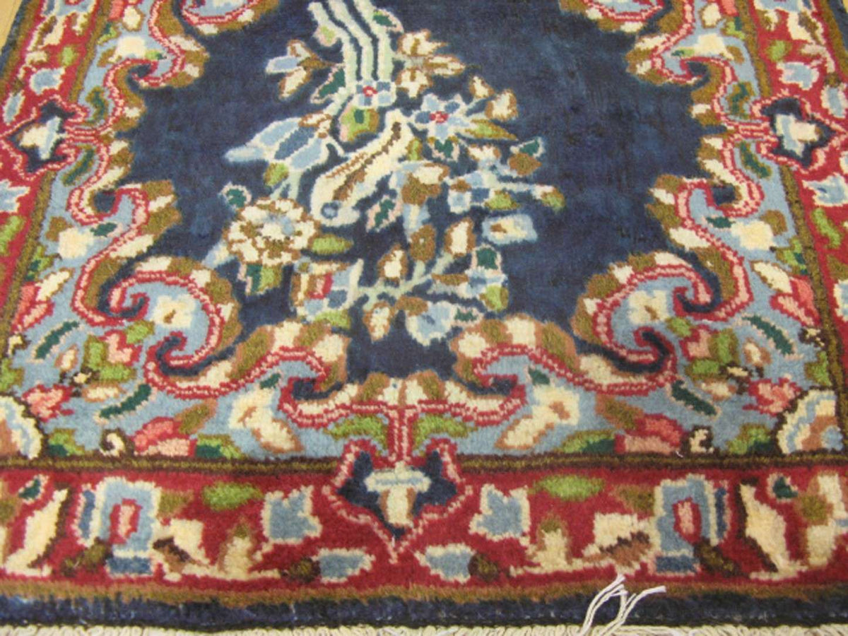 1' 9" x 1' 9" Persian Kerman Square Rug image 8