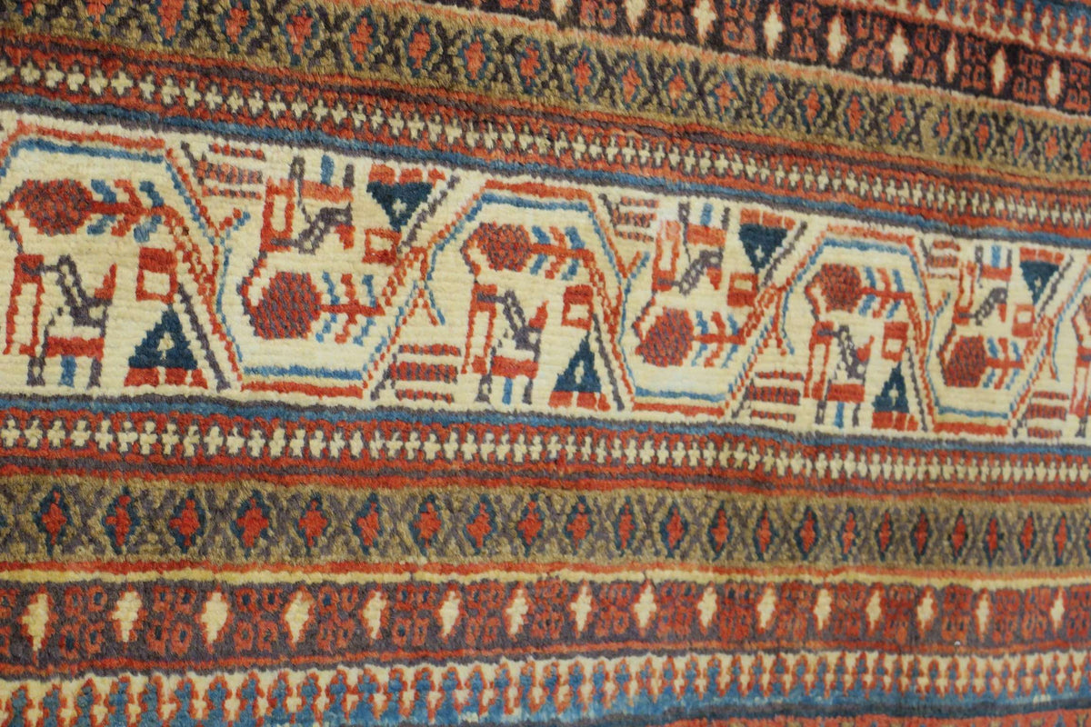 7' 4" x 10' 5" Persian Mahal Rug image 6