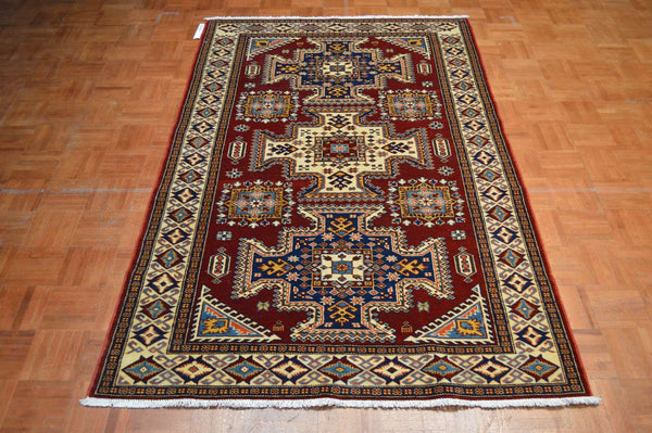 4' 1" x 6' 3" Pakistan Shirvan Rug image 1
