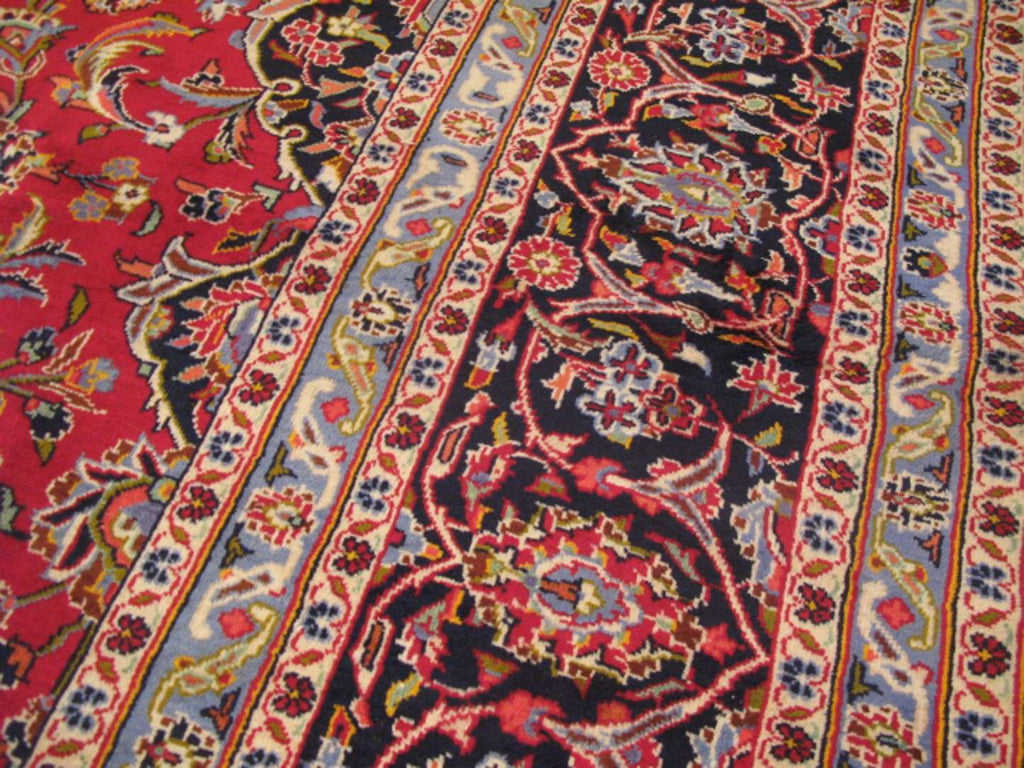 9' 8" x 13' 7" Persian Kashan Rug image 6