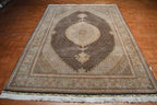 6' 4" x 10' 4" Vintage Tabriz Rug image 1