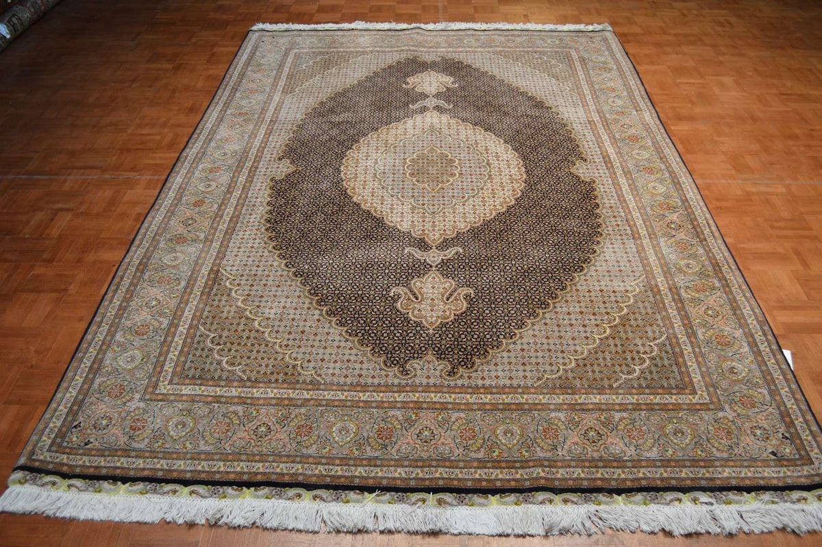 6' 4" x 10' 4" Persian Tabriz Rug image 1