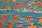 6' 6" x 10' 0" India Kilim Rug image 12