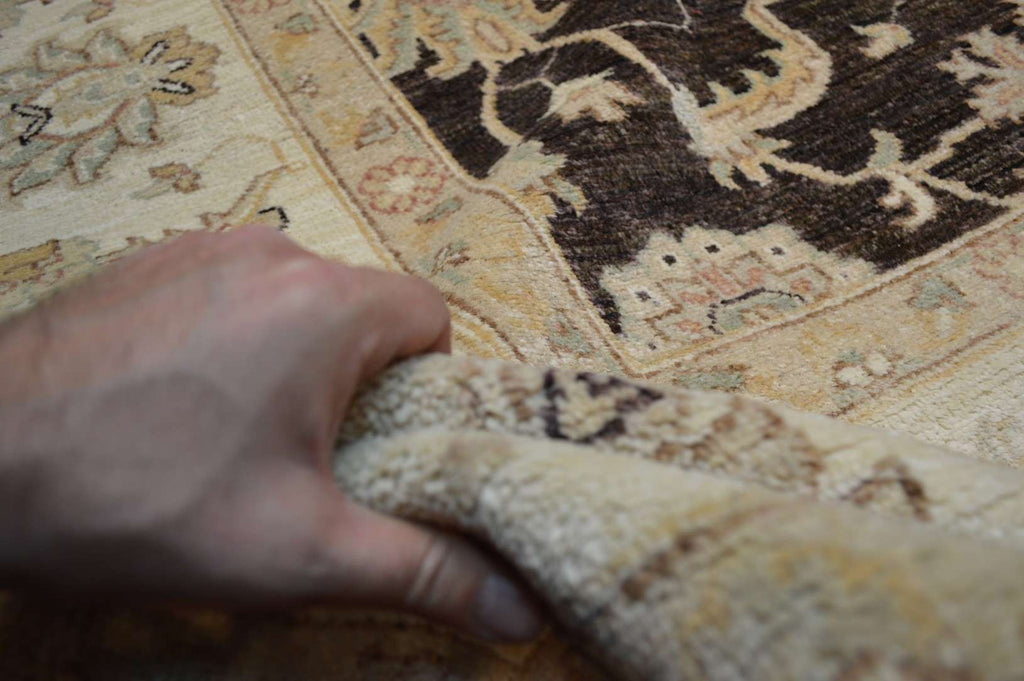 9' 0" x 11' 4" Pakistan Oushak Rug image 6
