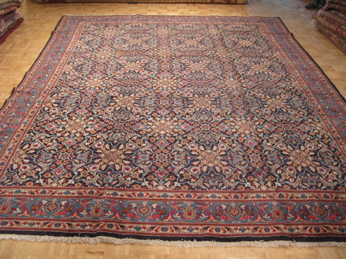 9' 1" x 12' 8" Persian Neyshabur Rug image 1