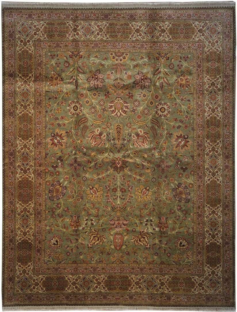 8' 1" x 10' 3" India Sultanabad Rug image 0